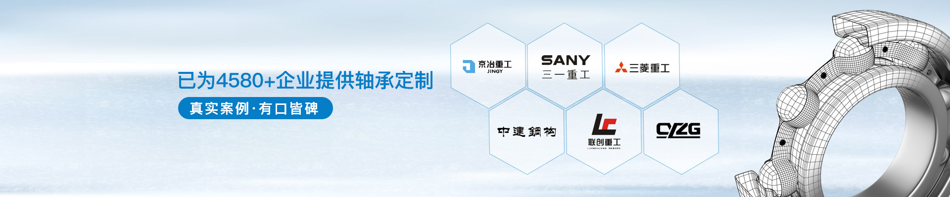 三立軸承：已為4580+企業(yè)提供軸承定制，真實(shí)案例，有口皆碑